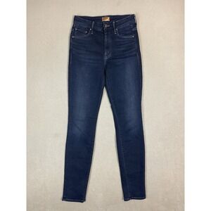 Mother Jeans Adult 25 Blue High Waisted Looker Coffee Tea Or Me‎ Denim Womens